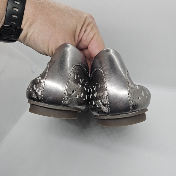 Vionic Surin perforated leather ballet flats Pewter size 8.5 - Picture 4 of 10